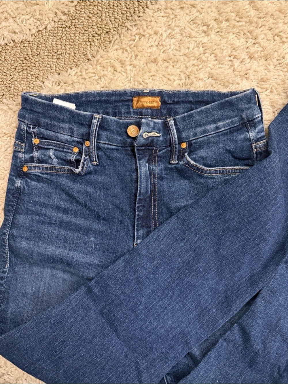 MOTHER High Waisted Looker Teaming Up - Picture 6 of 8